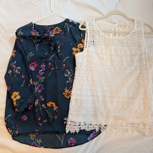 Lot Of Two Blouses Size Medium